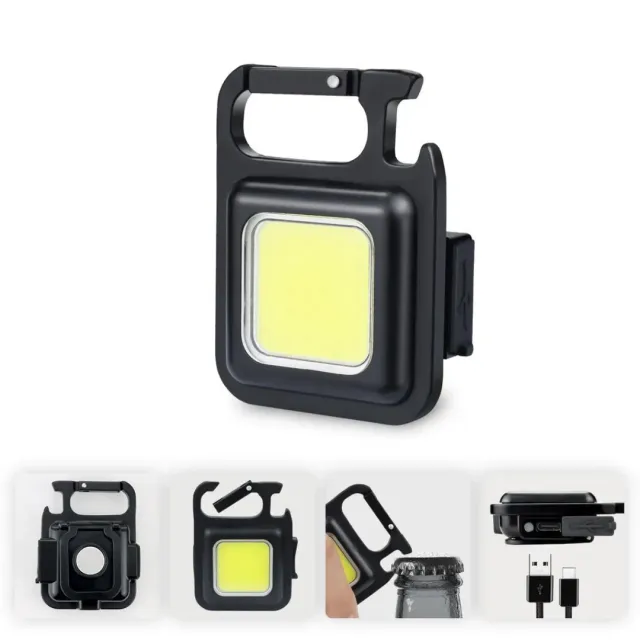 ADAMANTA 412 mini torcia LED portachiavi 800 lumen