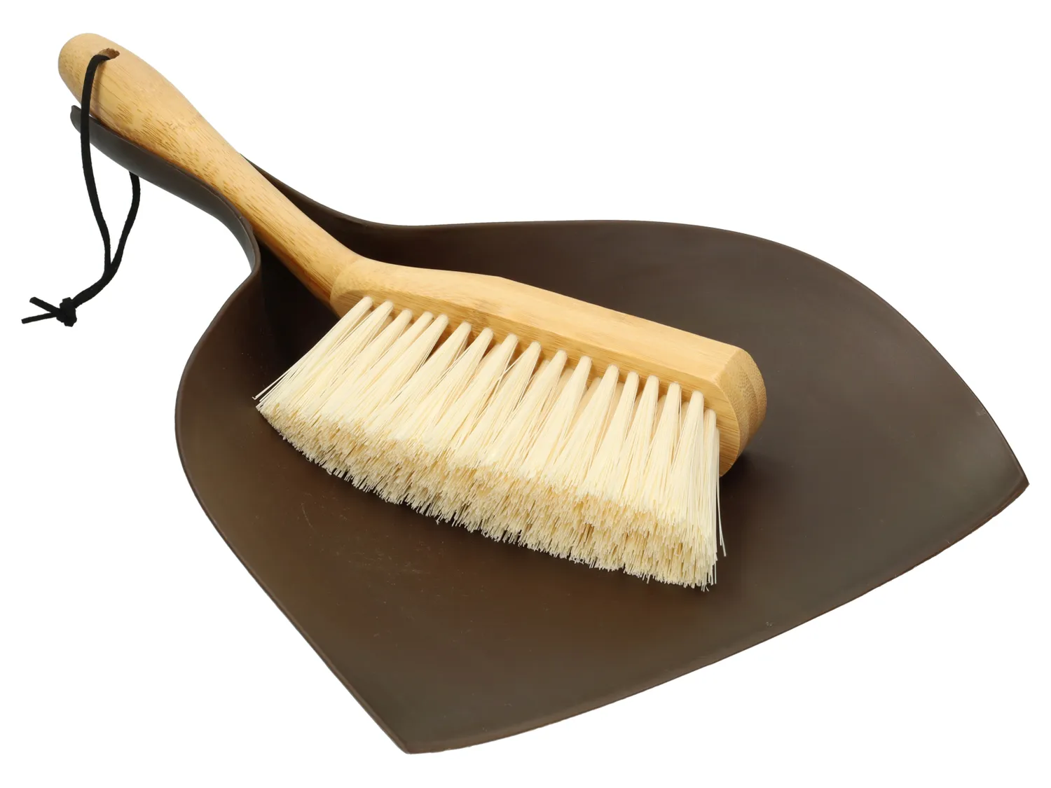 Wibra set paletta e scopetta in bambù 36 cm