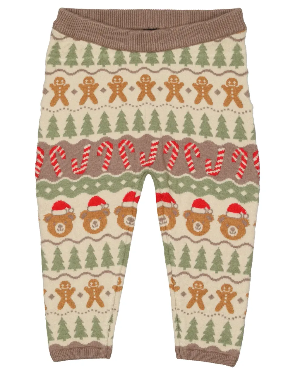 Wibra Pantaloni Baby Jacquard Natalizi in Maglia
