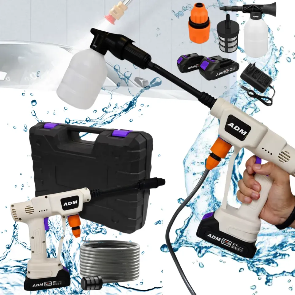 ADAMANTA ADM idropulitrice a batteria 21V 2 batterie