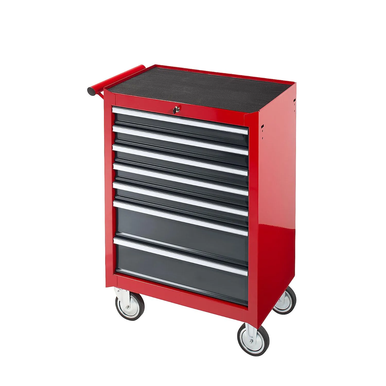 Kaiserkraft Carrello Officina Acciaio 7 Cassetti con Ruote