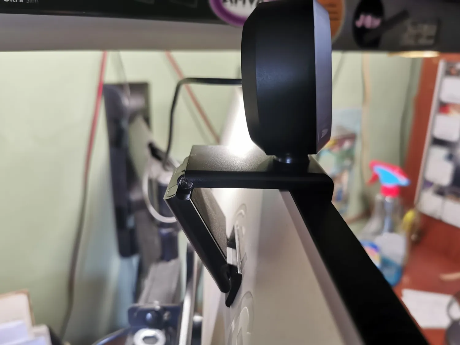 Action webcam PC 1080P Full HD con microfono e luce