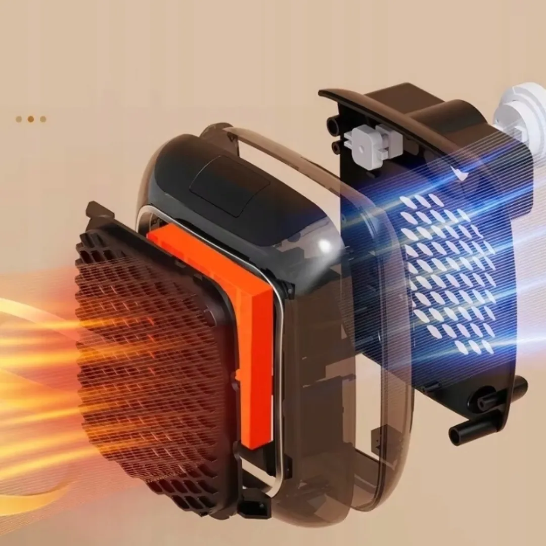 ADAMANTA 6071 Stufetta Elettrica da Muro 800W
