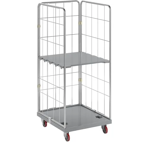 Eurokraft Pro Rollcontainer Igienico Inox 500 kg 3 Sponde