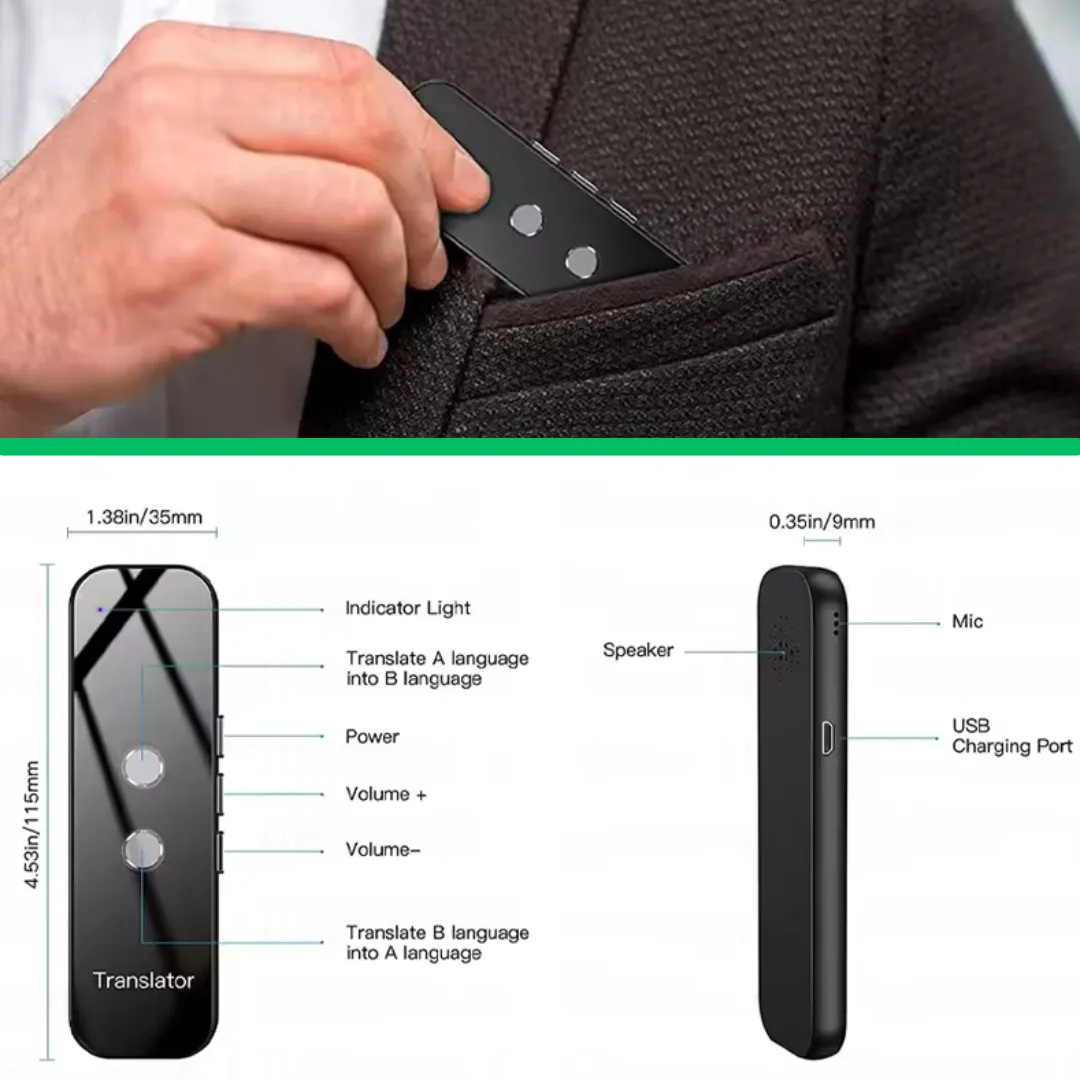 ADAMANTA 552 traduttore vocale portatile bluetooth
