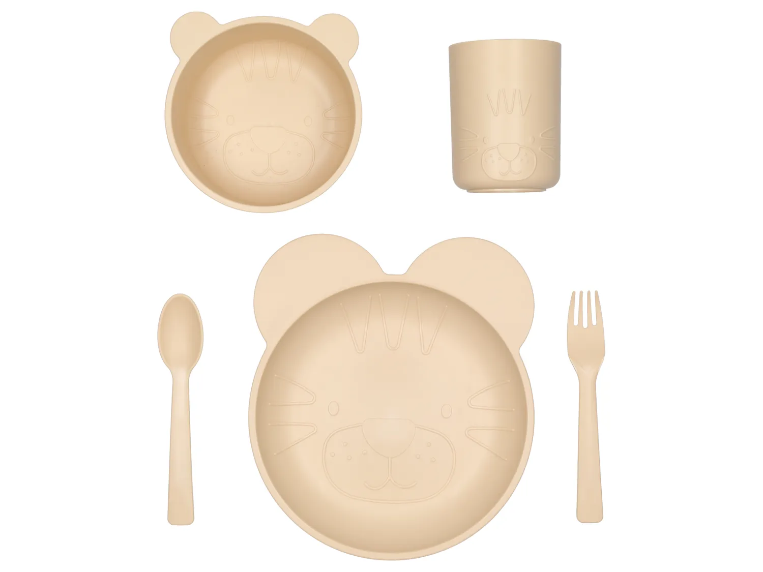 Wibra set pappa bimbi 5 pezzi con animaletti