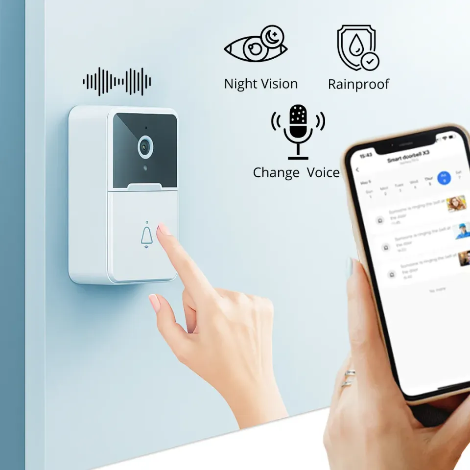 Adamanta 361 videocitofono WiFi smart con visione notturna