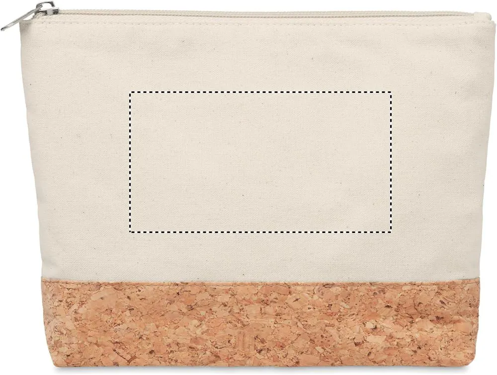 3BPRO MO9817 trousse trucco in cotone e sughero, ecologica