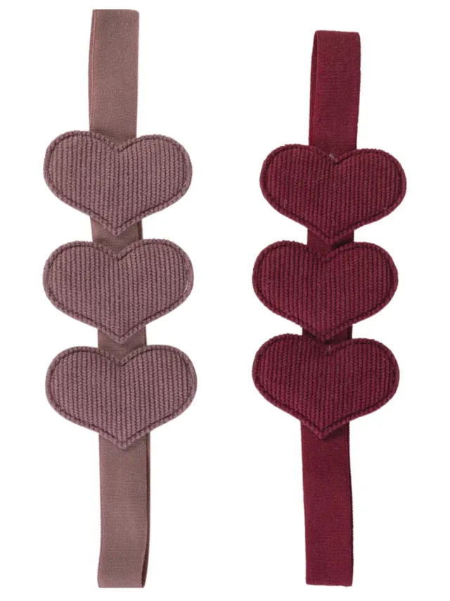 Wibra fascia neonata con cuori elastica polyestere