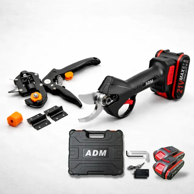 ADAMANTA 2266 forbici da potatura elettriche kit innesto 30mm