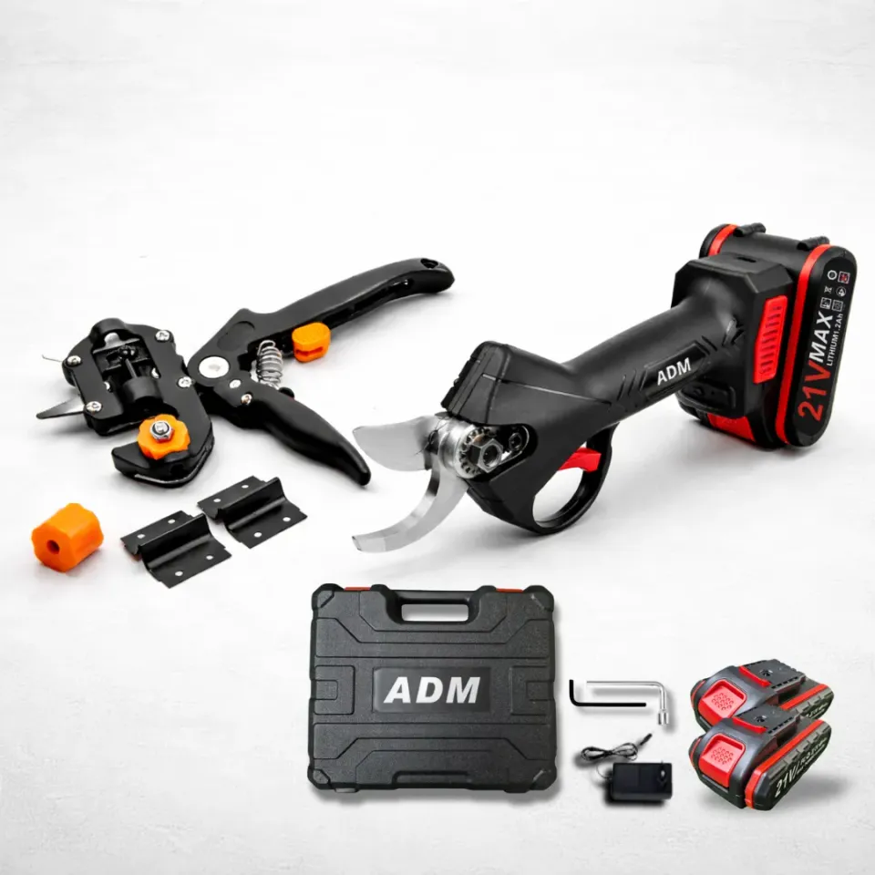ADAMANTA 2266 forbici da potatura elettriche kit innesto 30mm