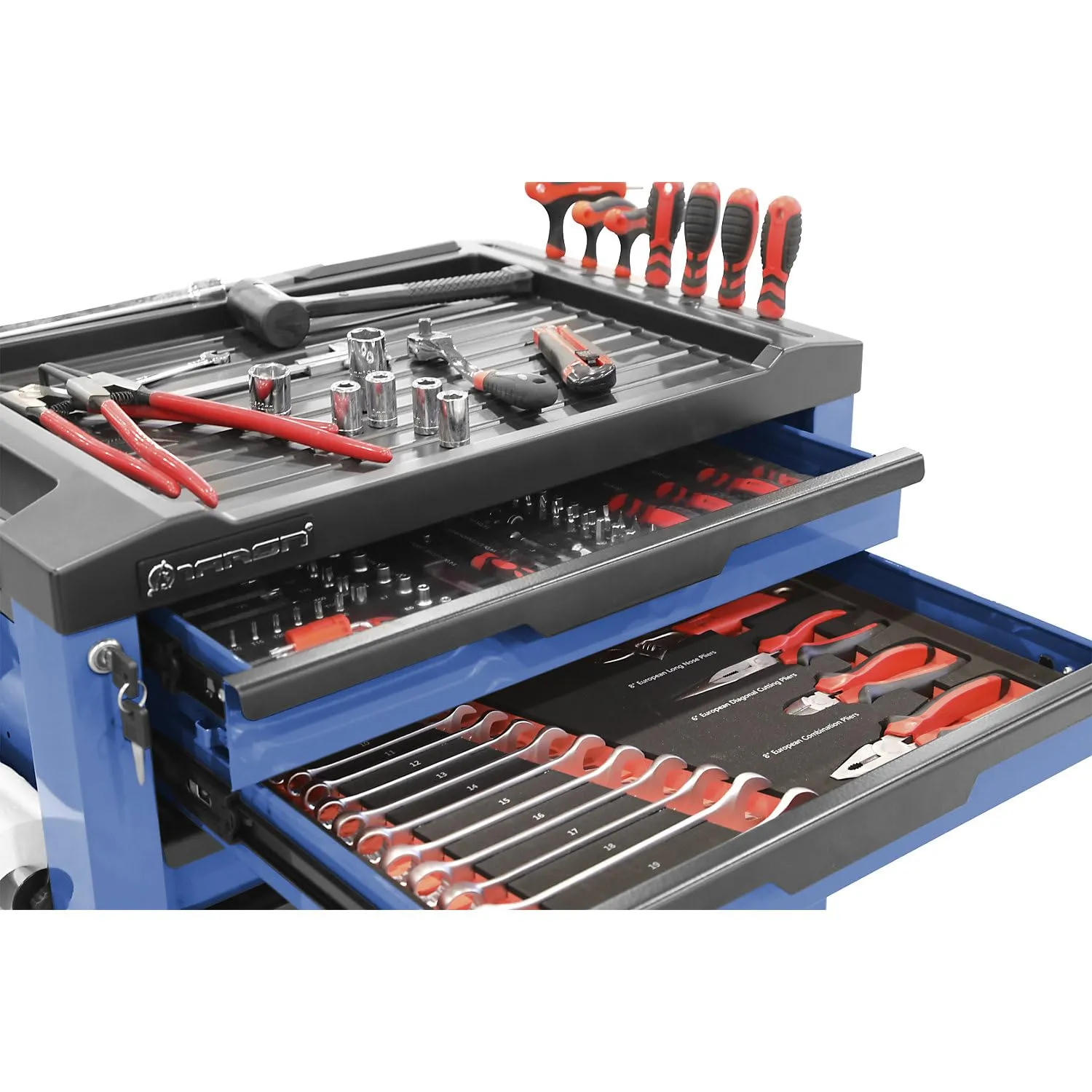 Kaiserkraft Carrello Portautensili 145 Utensili con 6 Cassetti