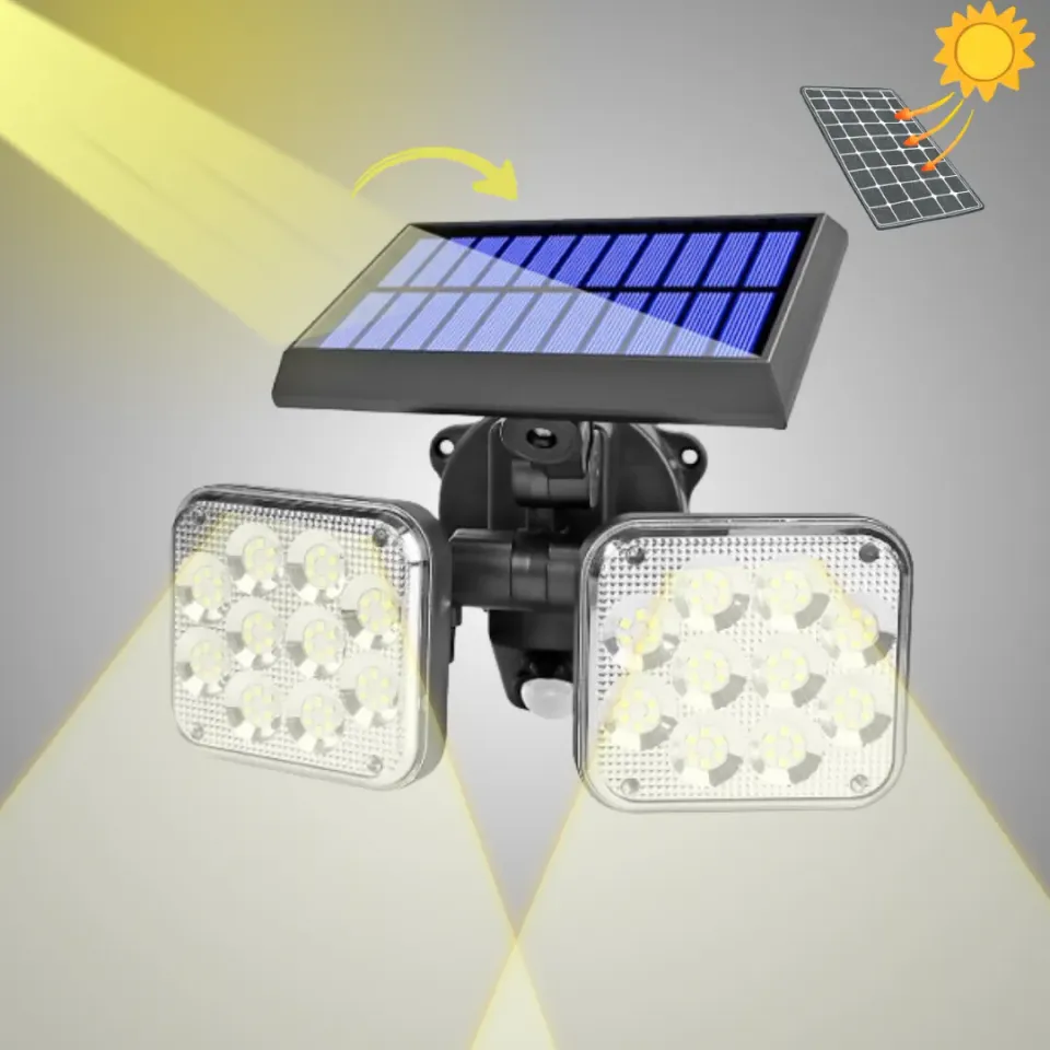 ADAMANTA JD-2108 lampada solare 120 LED esterno