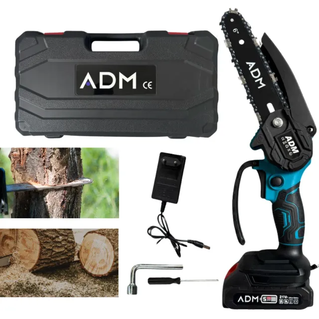 ADAMANTA ADM 368 mini motosega elettrica a batteria