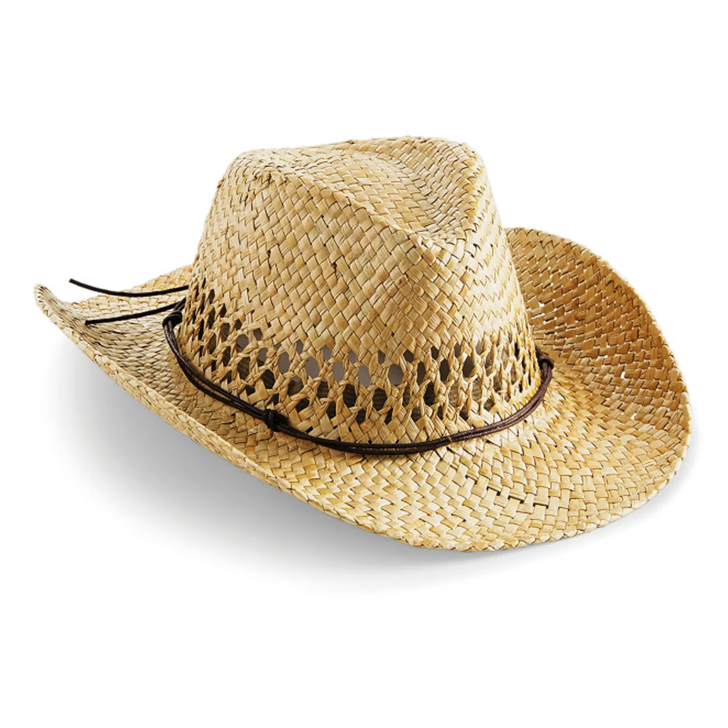 3BPRO BF735 cappello cowboy in paglia naturale