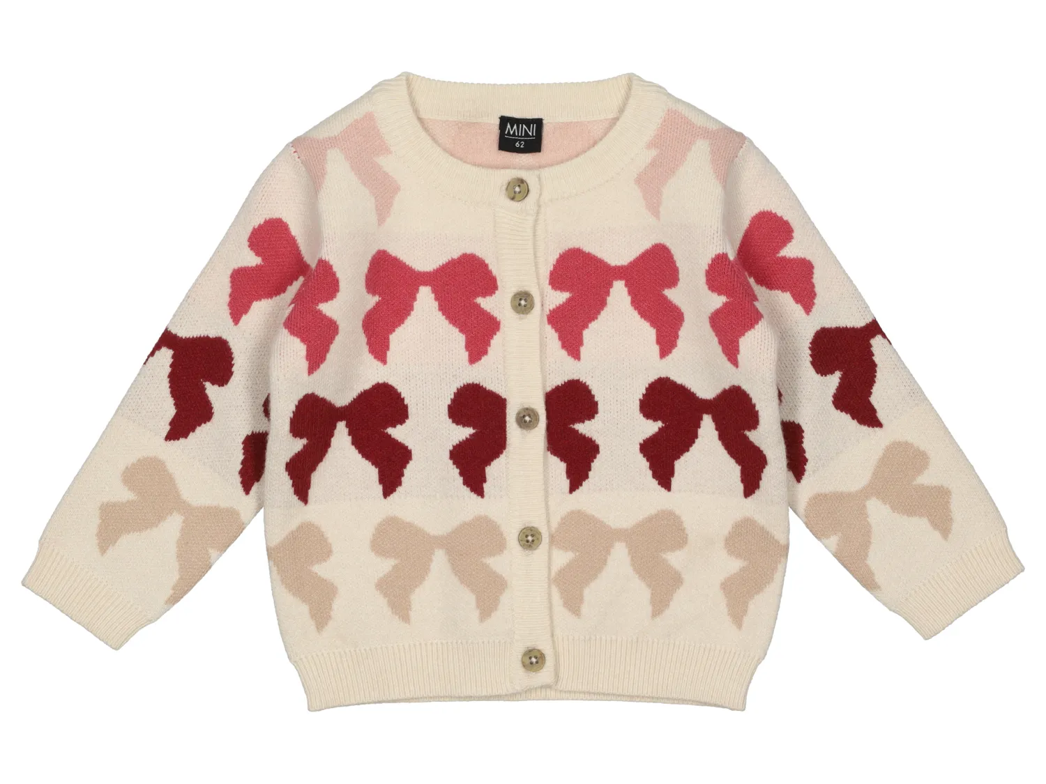 Wibra Newborn Cardigan Neonato Golfino jacquard viscosa