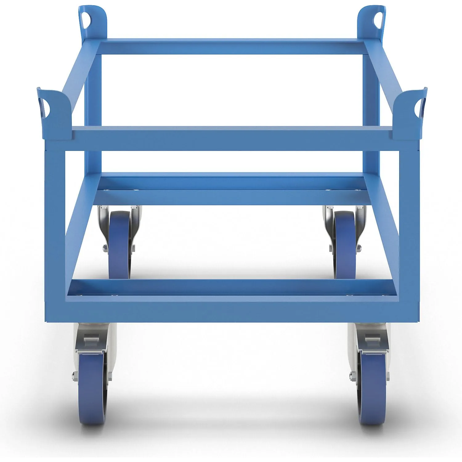 Eurokraft Pro Telaio con Rotelle Acciaio 1000 kg Blu