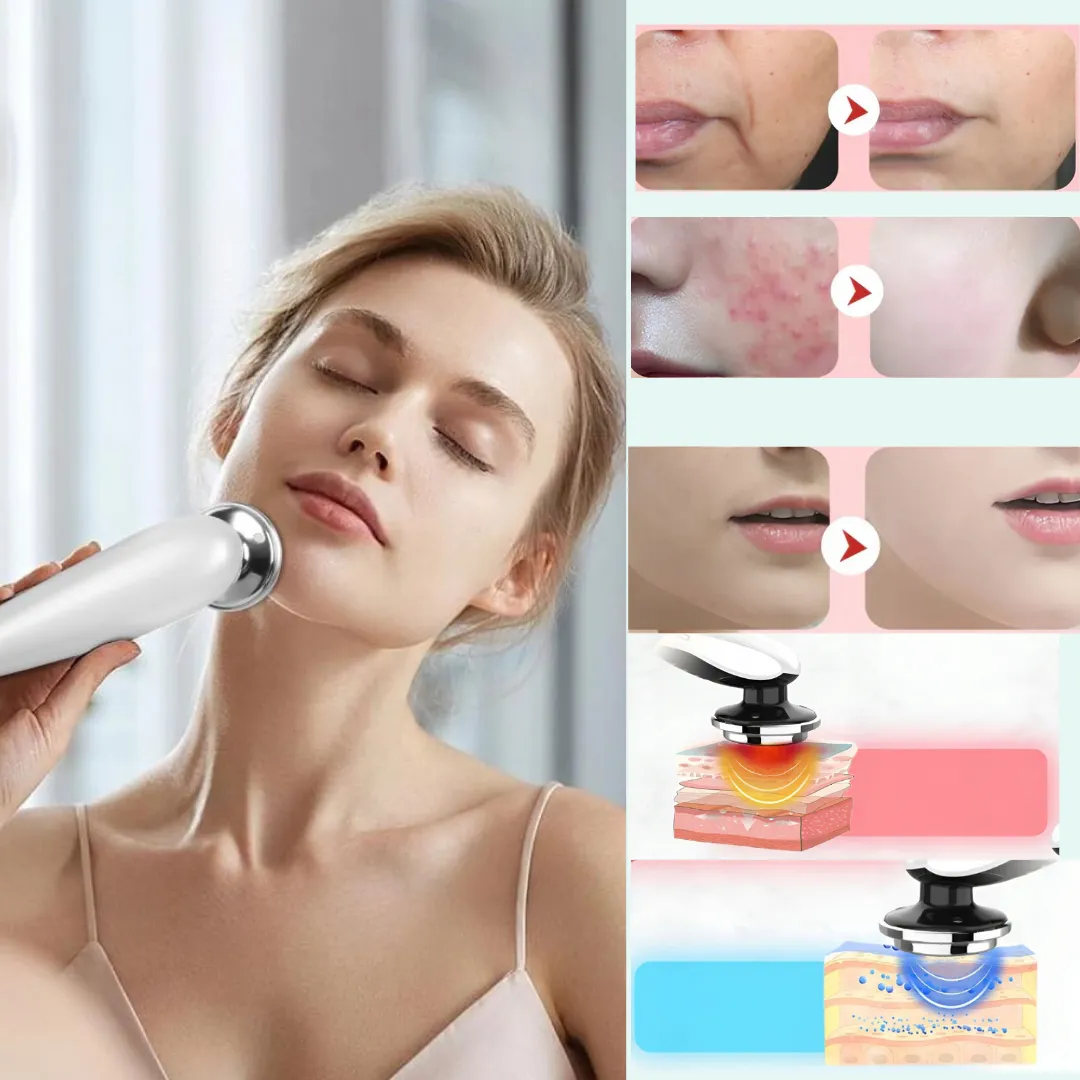 ADAMANTA 7-in-1 Anti-Aging & Skin Rejuvenation Device 7057 dispositivo viso EMS RF LED