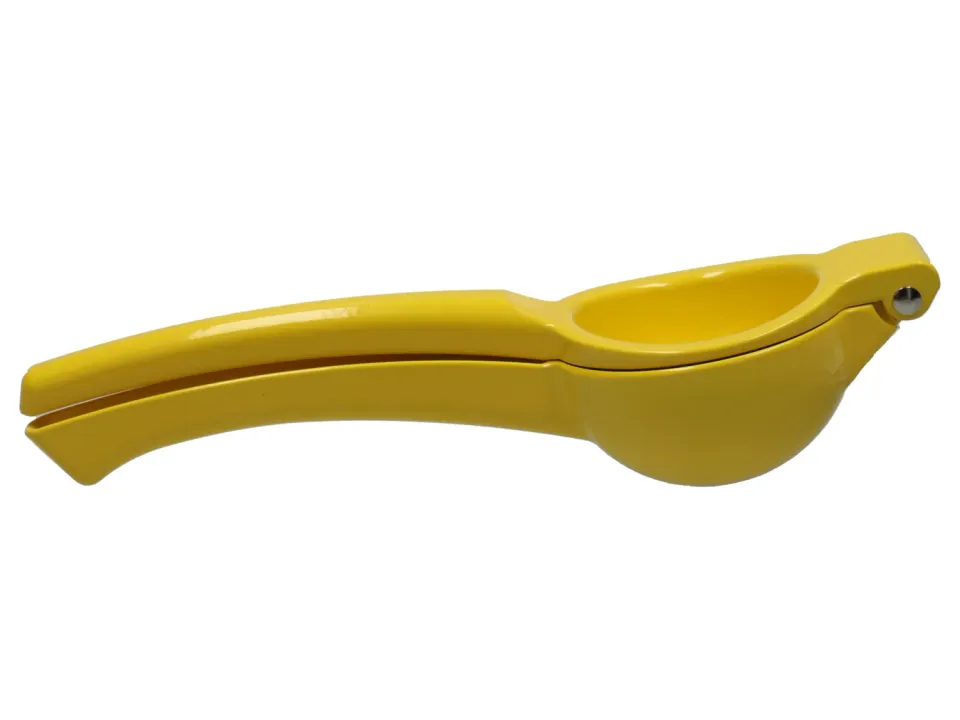 Wibra spremiagrumi manuale in metallo giallo