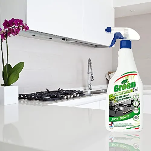 Euromarketing Green Gel sgrassante spray 750 ml bicarbonato