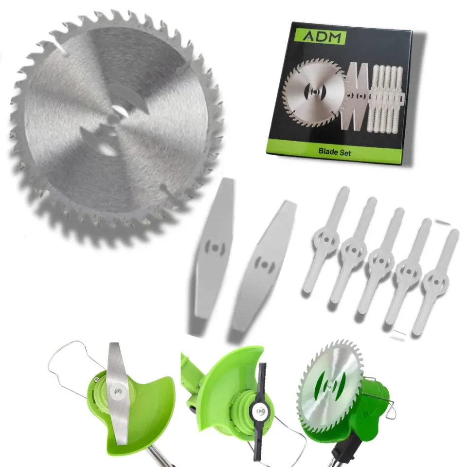ADAMANTA ADM 7023 set lame decespugliatore 8 pezzi universale