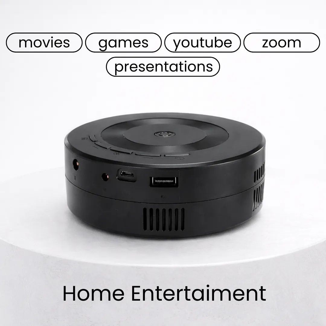 ADAMANTA Mini LED Projector videoproiettore portatile USB