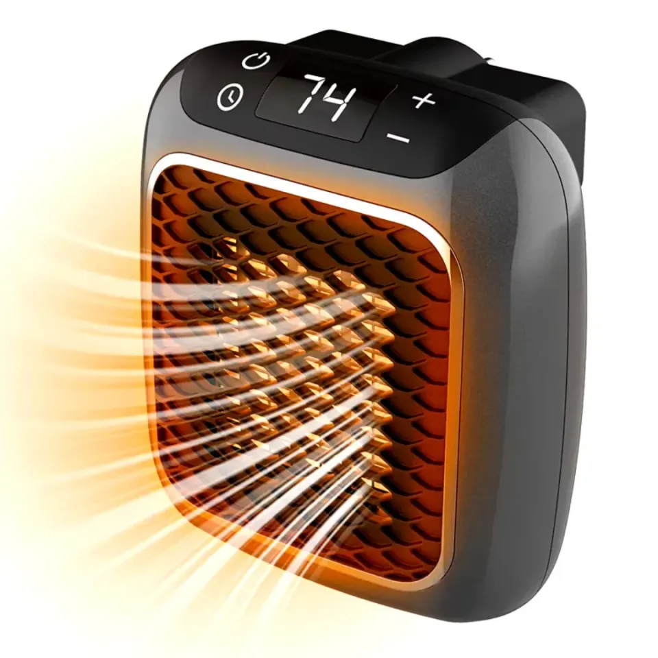 ADAMANTA 6071 Stufetta Elettrica da Muro 800W