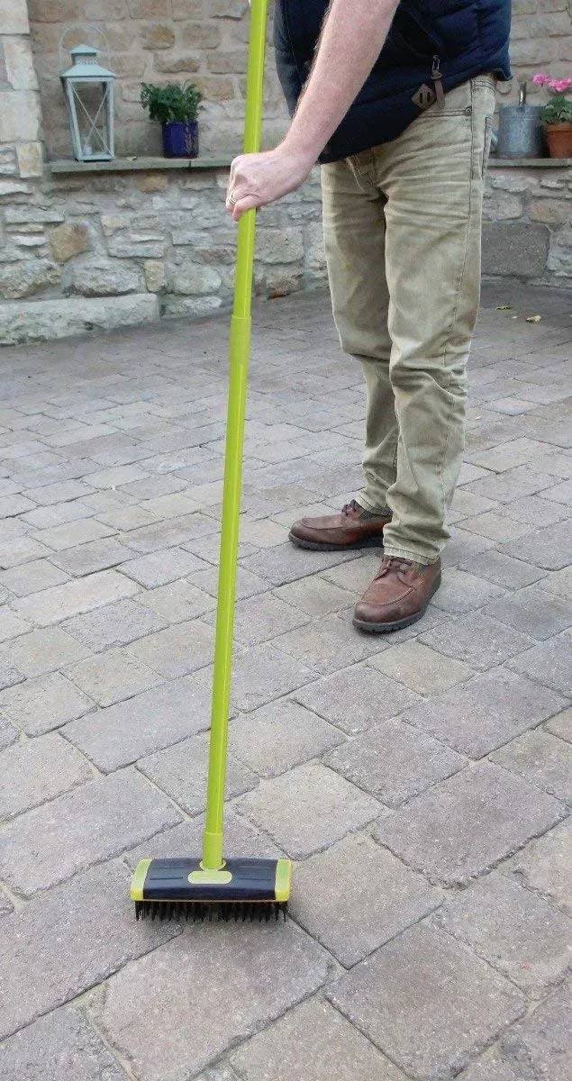 Euromarketing set 2 spazzole giardino telescopiche