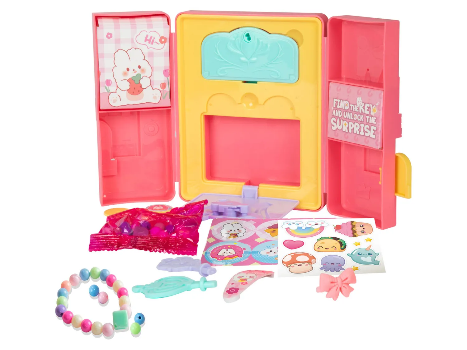 Wibra Kawaii castello a sorpresa 10 pezzi con collana
