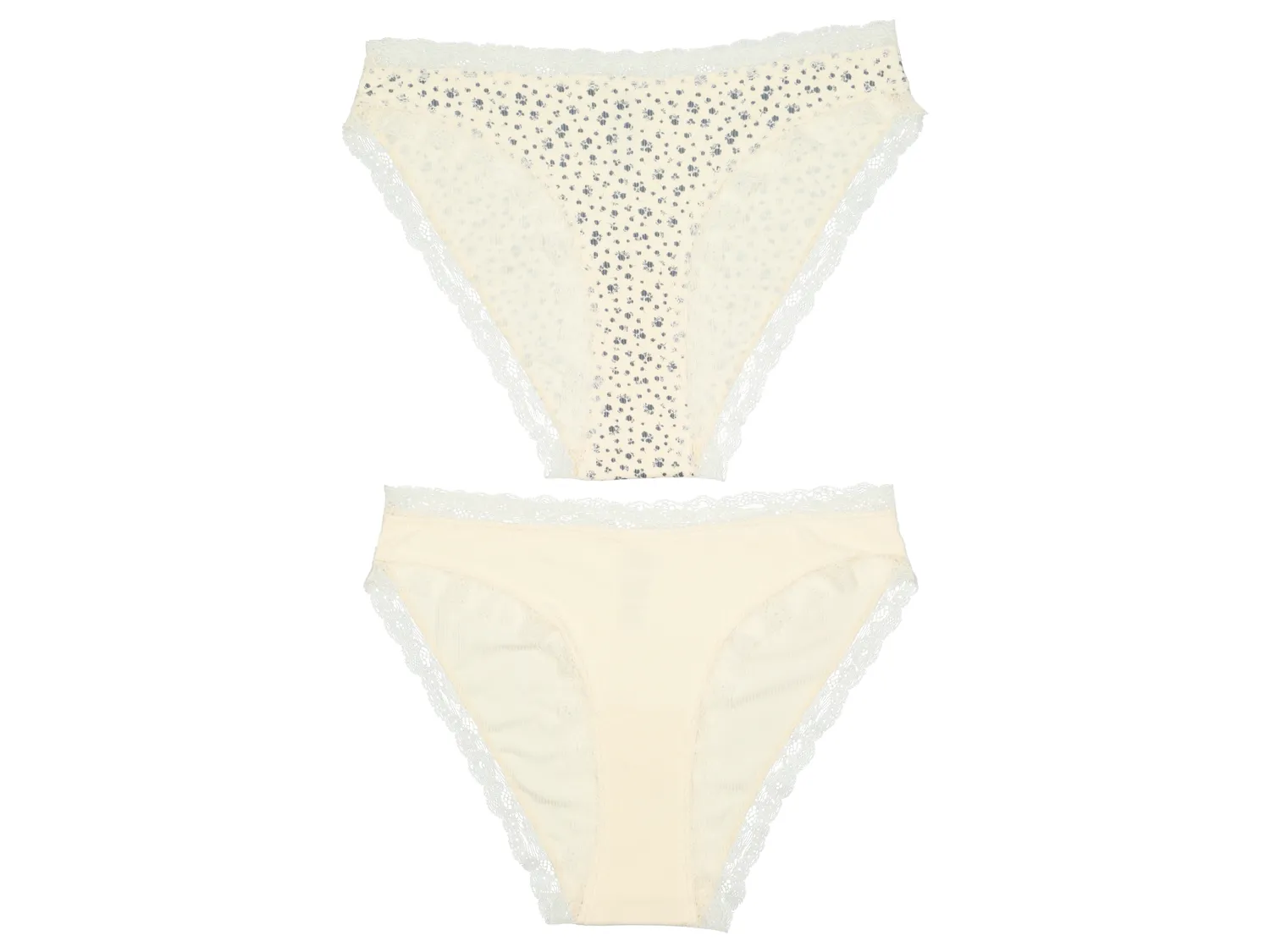 Wibra slip donna pizzo 2 pezzi modal elasticizzato