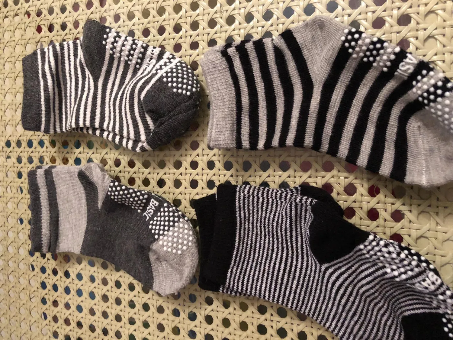 Amteker Calzini Antiscivolo Bambino 12 Paia Cotone