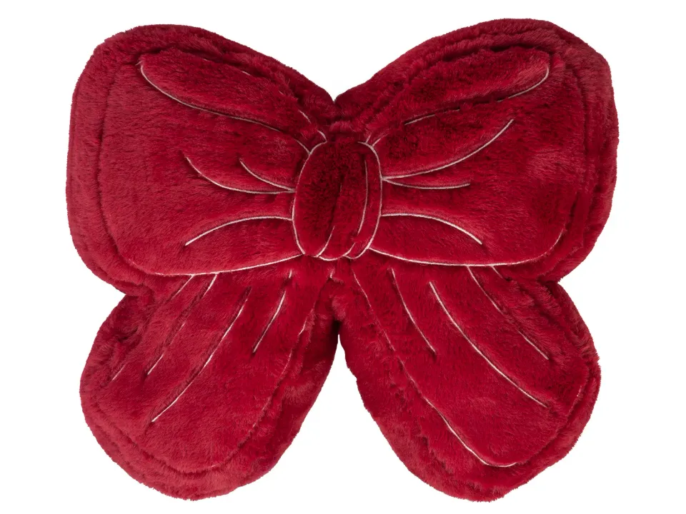 Wibra Cuscino Fiocco Rosso 40x38 cm in poliestere
