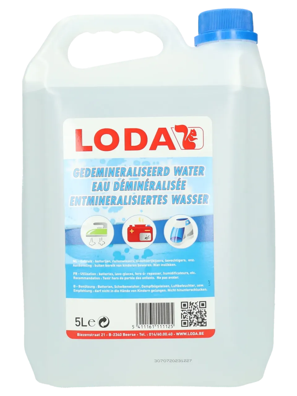 Loda acqua demineralizzata 5 litri