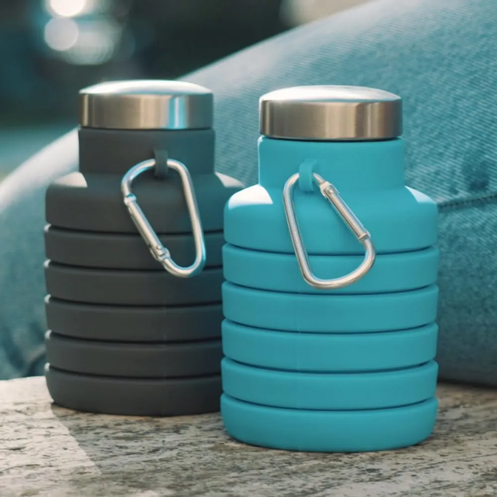 Euromarketing Flexy Top borraccia pieghevole silicone