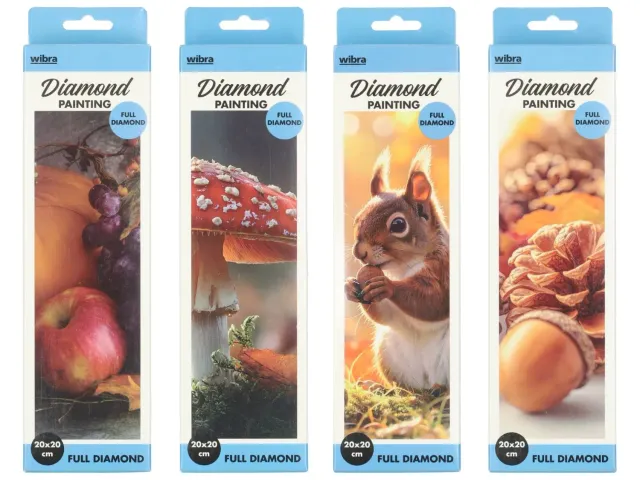 Wibra diamond painting autunnale 20x20 cm kit