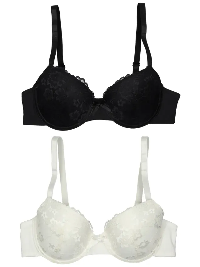 Wibra reggiseno in pizzo coppe preformate elastico