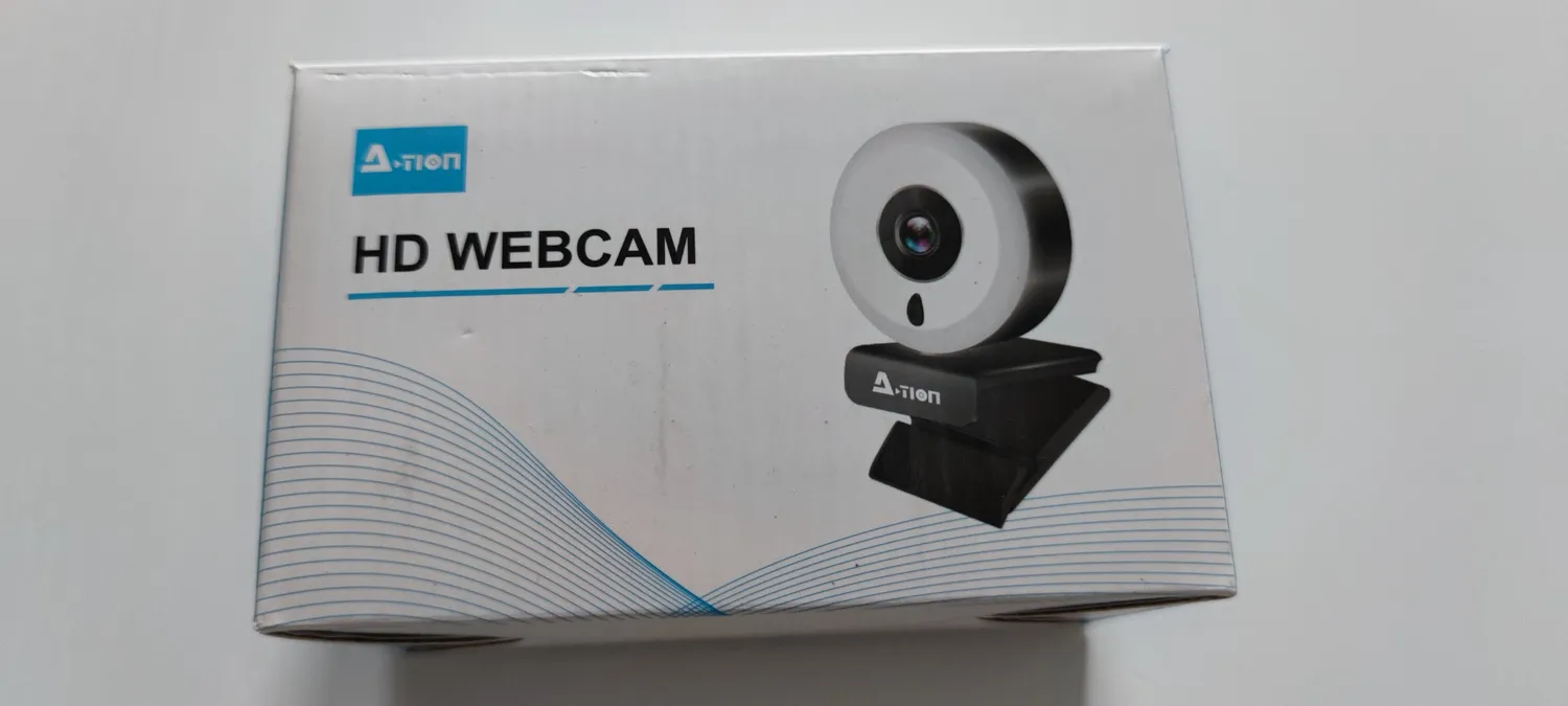 Action webcam PC 1080P Full HD con microfono e luce
