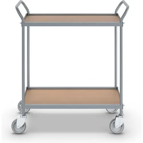 Kaiserkraft eurokraft pro carrello servizio 2 ripiani 150 kg