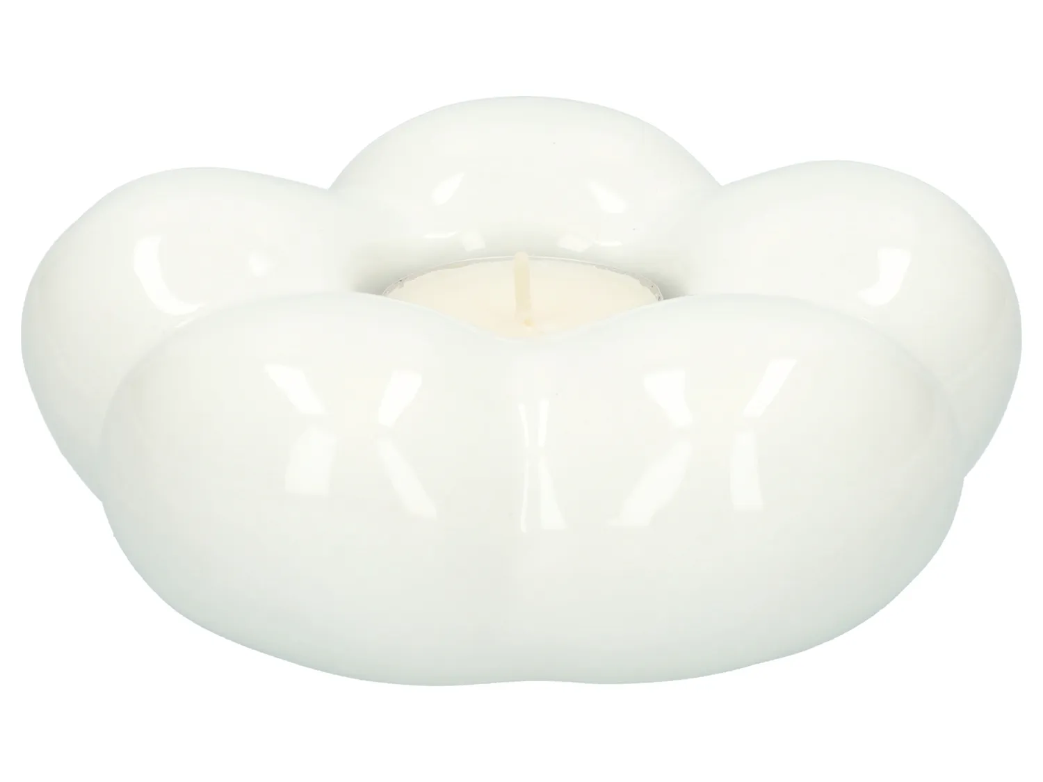 Wibra Portacandele Bolle Ceramica Ø14 cm