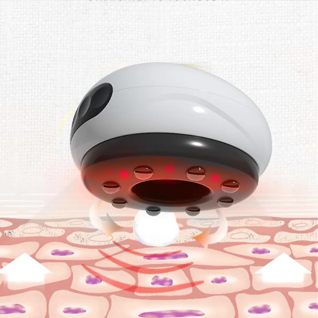 ADAMANTA 7002 Massaggiatore Anticellulite con Luce Rossa