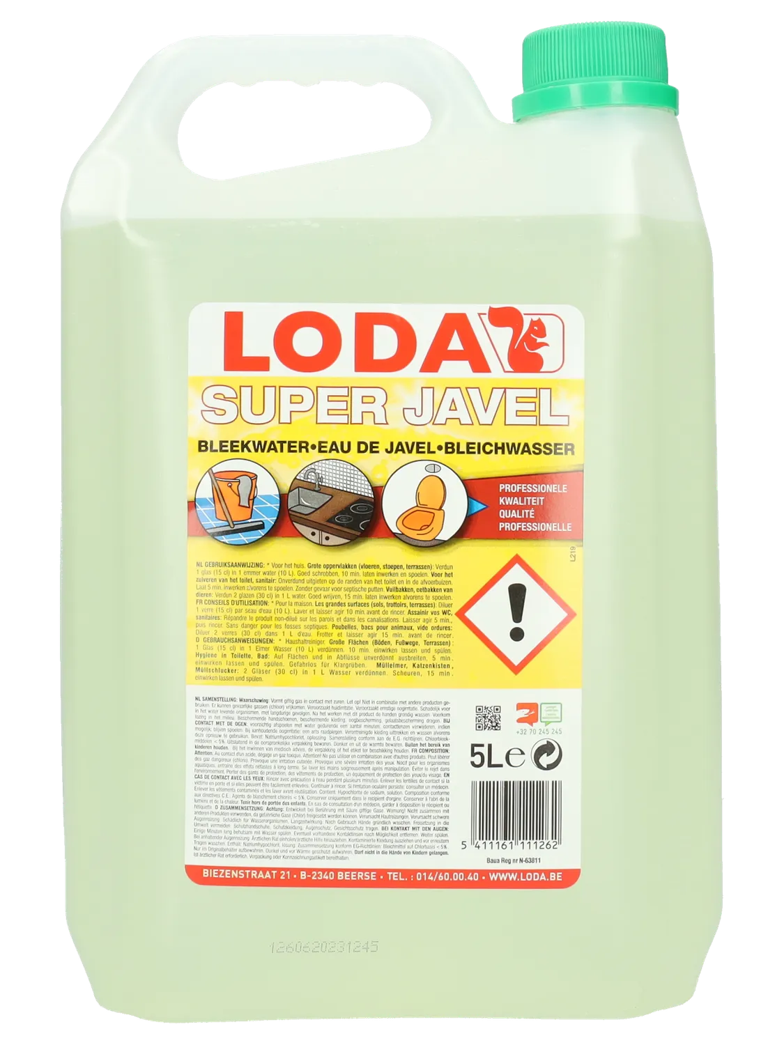 Loda Javel candeggina professionale