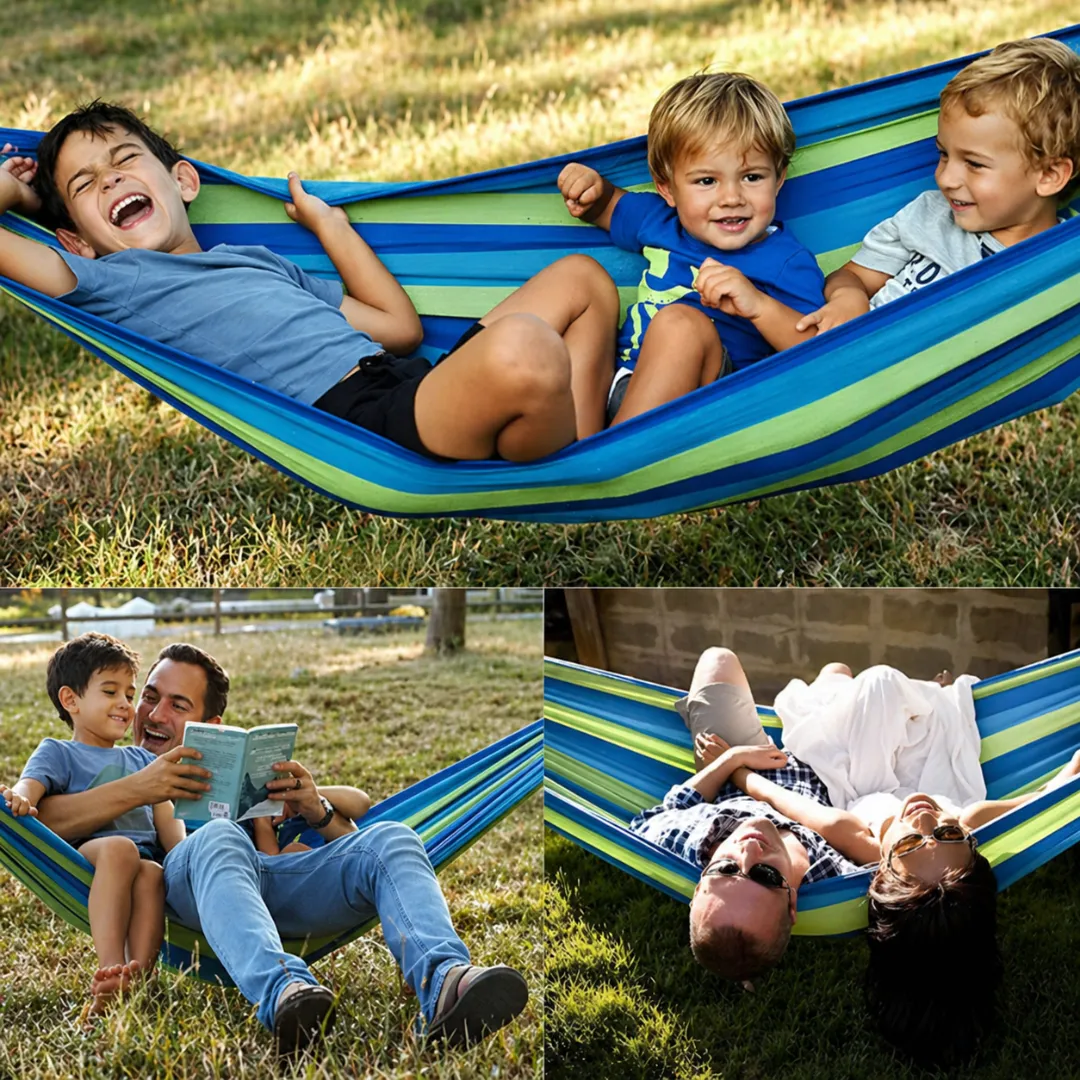 ADAMANTA 2159 amaca sospesa cotone blu