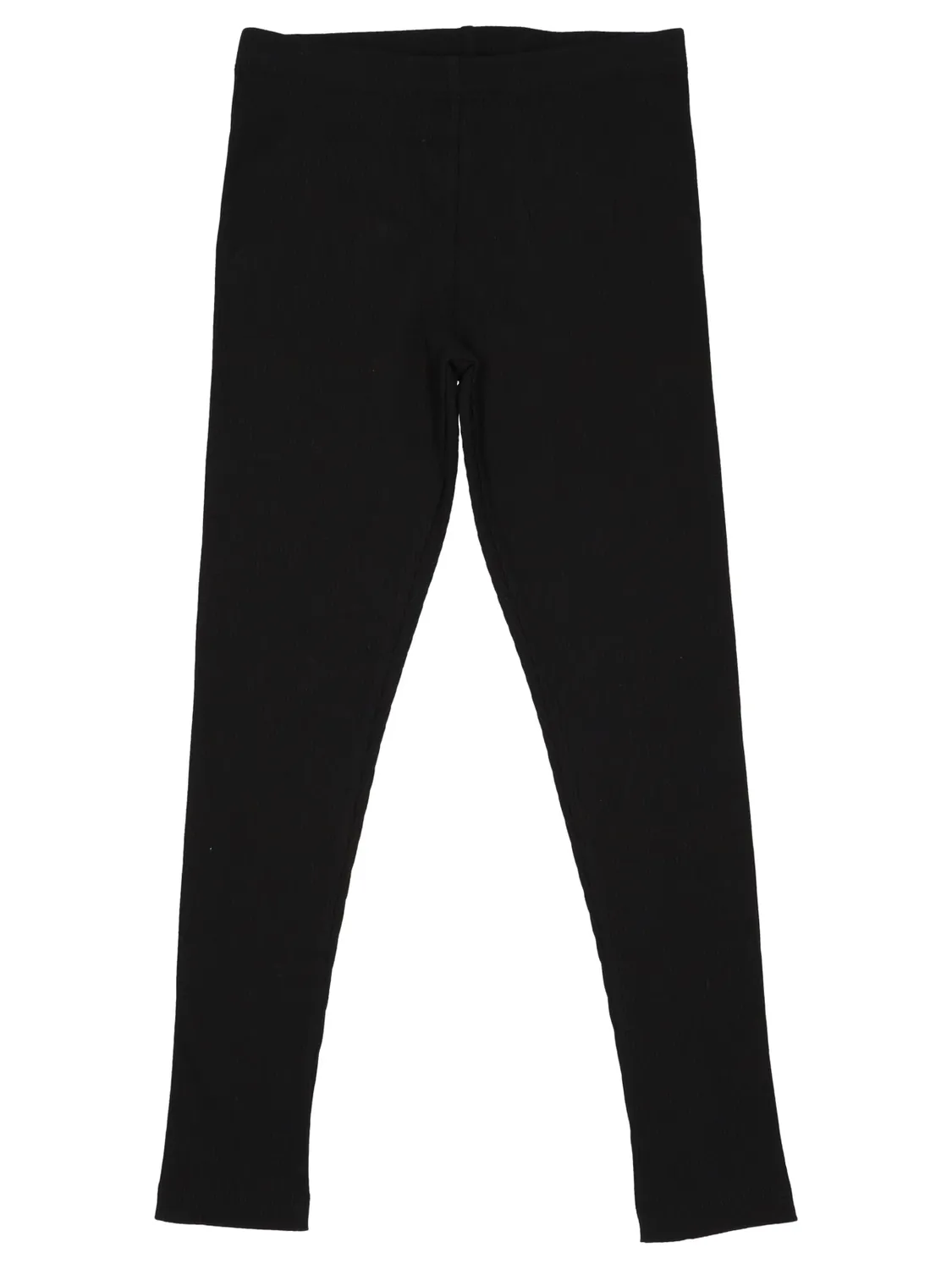 Wibra Leggings Bambina Cotone 92-140 Nero Elastico