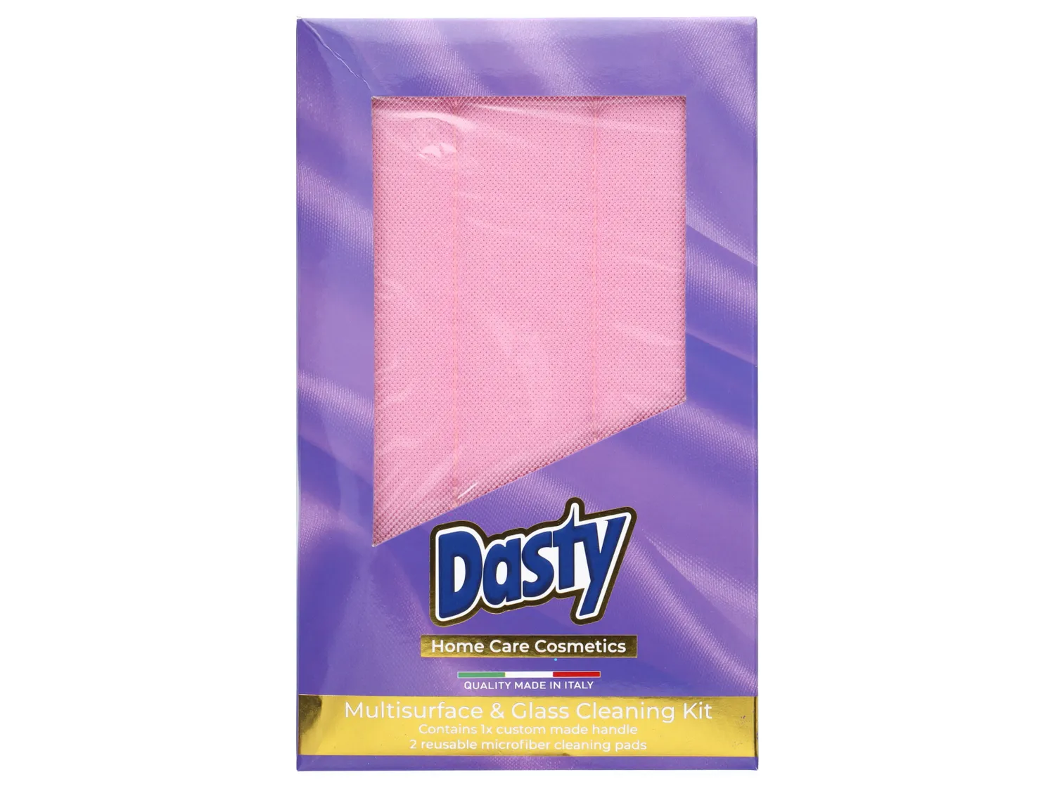 Dasty Kit Detergente Vetri Panno in Microfibra