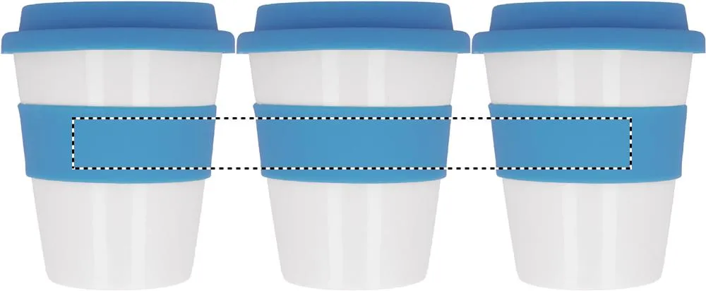 3BPRO MO8078 bicchiere 350 ml con coperchio