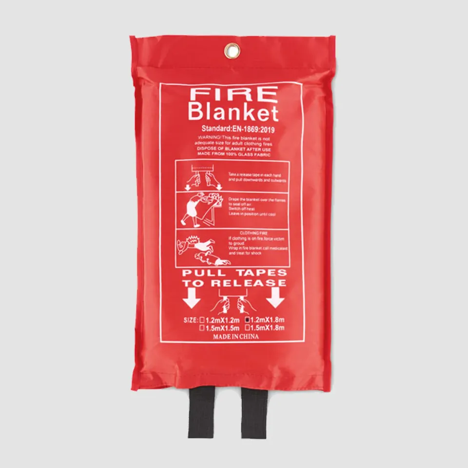 3BPRO MO6386-05 coperta antincendio in fibra di vetro rossa