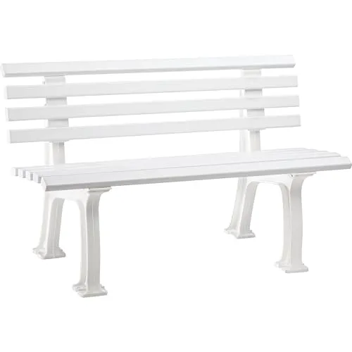 Kaiserkraft panchina parco plastica 1200 mm PVC esterno