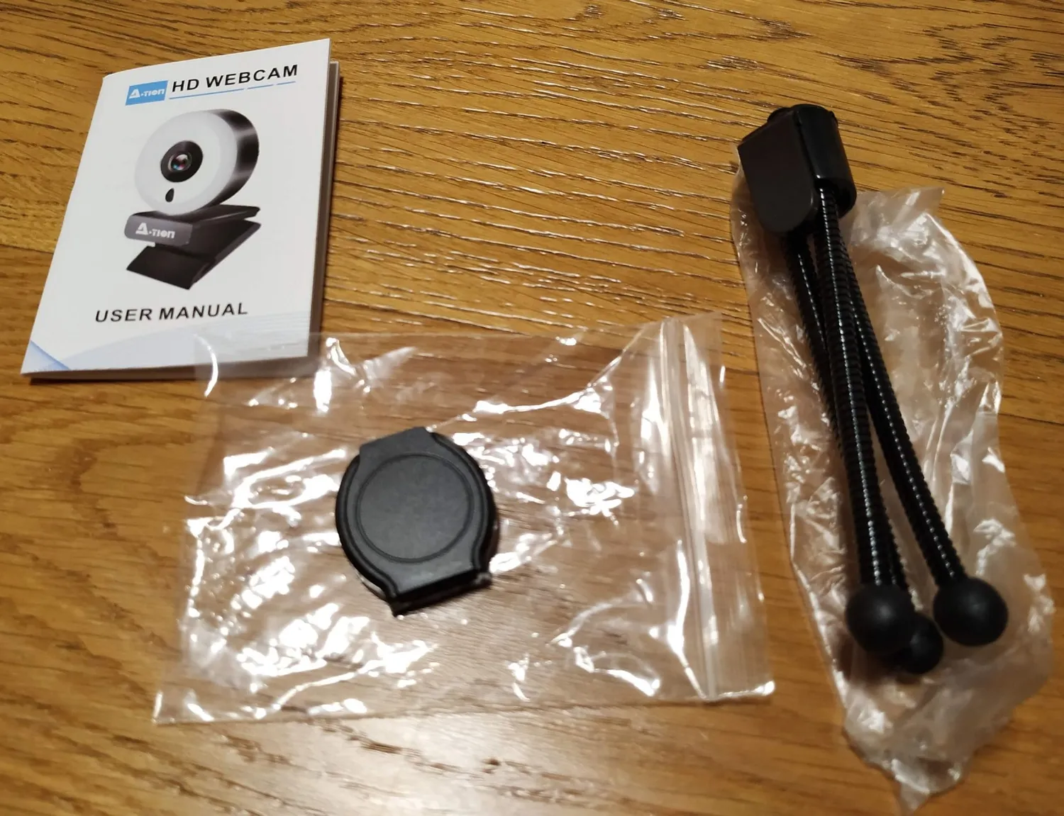Action webcam PC 1080P Full HD con microfono e luce
