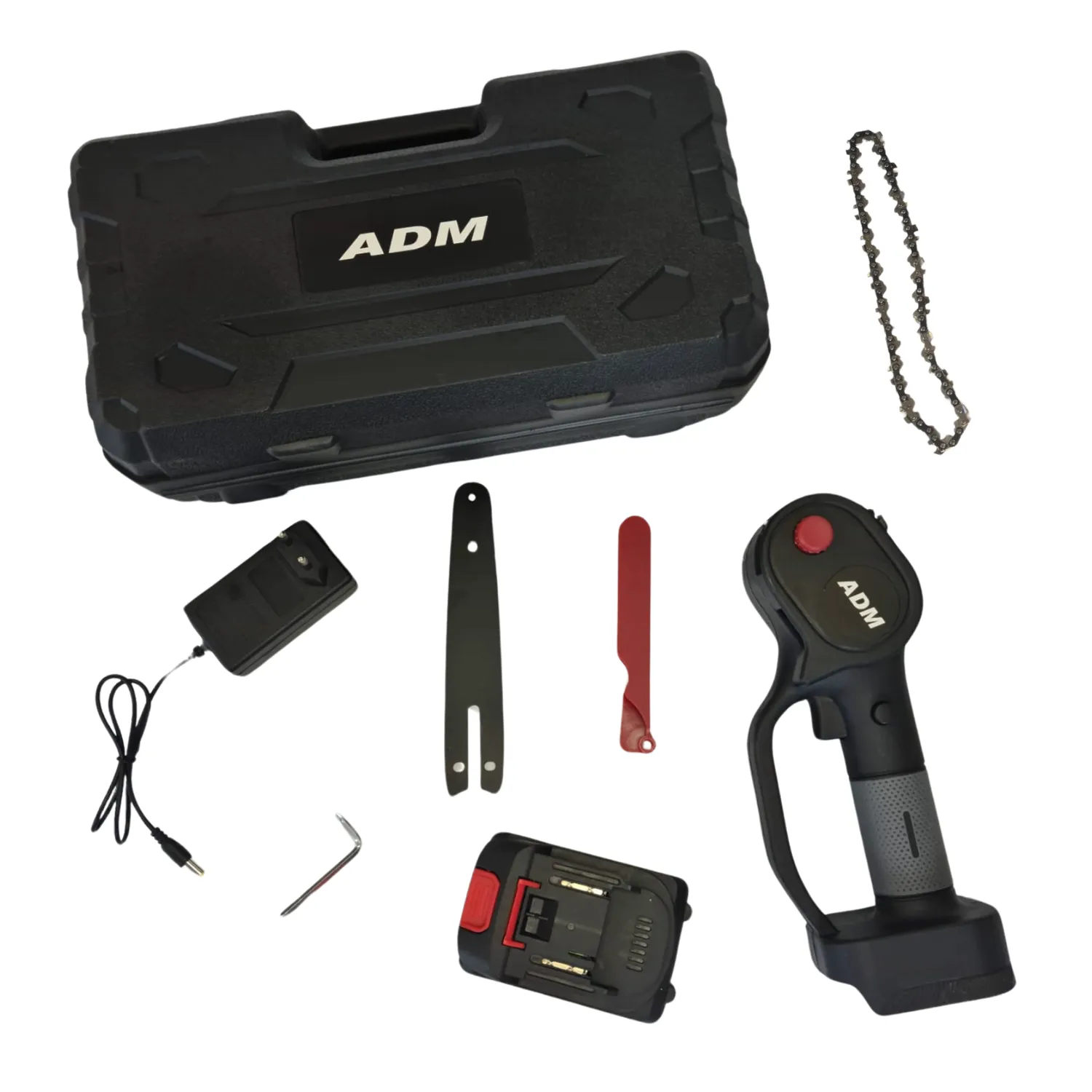 ADAMANTA ADM 527 Mini Motosega a Batteria 21V 6 Pollici