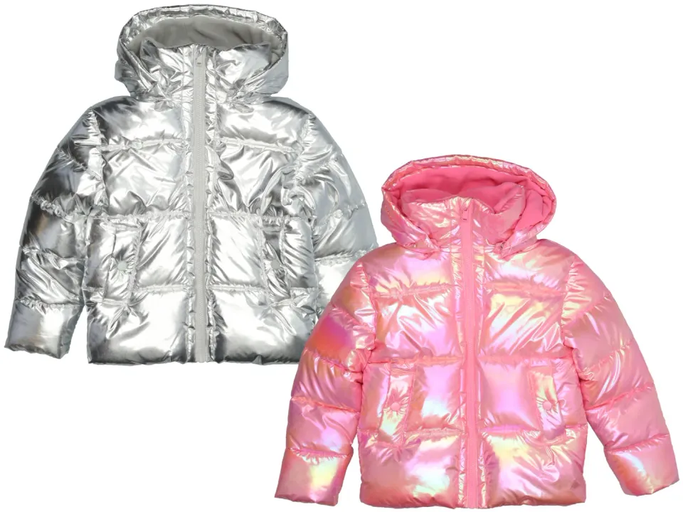 Wibra giacca invernale bambina metallizzata